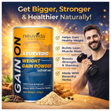🏋️‍♂️ Gain On by Neuveda – Ayurvedic Weight Gain Powder