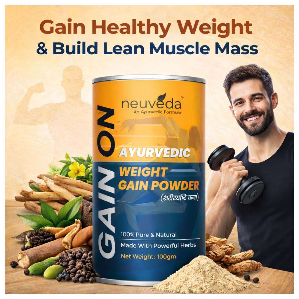 🏋️‍♂️ Gain On by Neuveda – Ayurvedic Weight Gain Powder